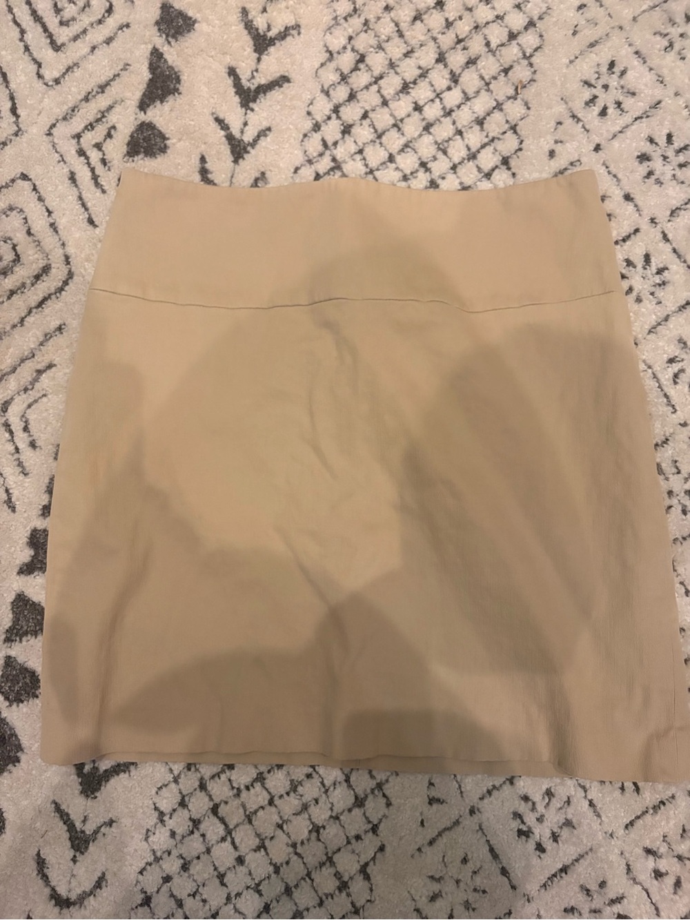 Banana Republic Tan Straight Mini Skirt